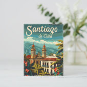 Santiago de Cuba:リズミカルなカリブの魂 ポストカード (スタンド正面)