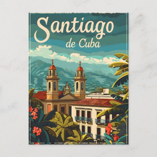 Santiago de Cuba:リズミカルなカリブの魂 ポストカード (正面)