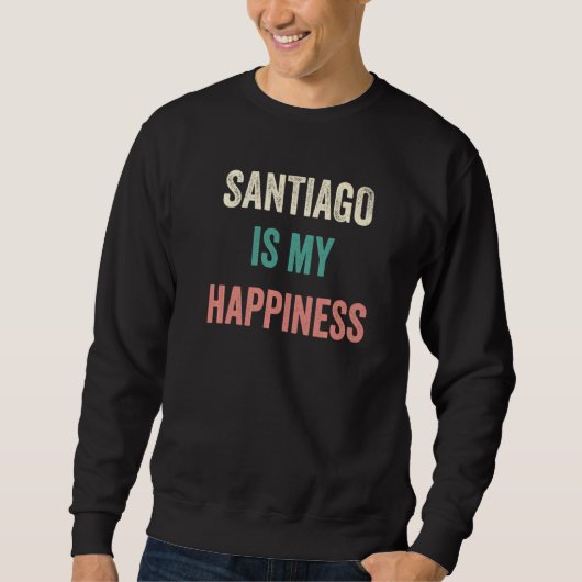 Santiago Is My Happiness スウェットシャツ (正面)