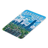 Santiago : La ville cosmopolite  マグネット (左側)
