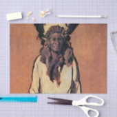 “Santiago” Western Art by Gerald Cassidy 薄葉紙 (クラフト)