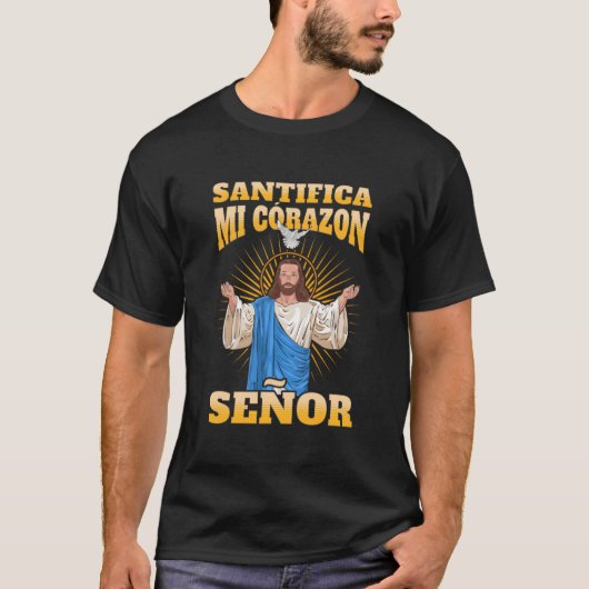 Santifica Mi Corazã“N Seã‘Or Tシャツ (正面)