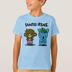 SantoおよびRiniの子供のティー Tシャツ