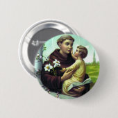 Santo Antônio e menino Jesus 缶バッジ (正面&裏面)