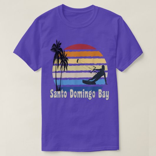 Santo Domingo Bay Peru Kitesurfing Kitesurfer Beac Tシャツ (デザイン正面)