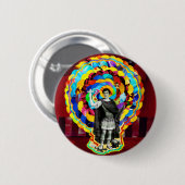 Santo Expedito (Saint Expeditus) 缶バッジ (正面&裏面)