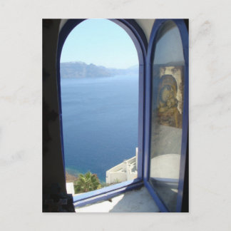 Santoriniで見る ポストカード