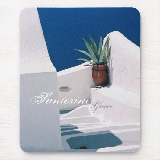 Santoriniのギリシャのマウスパッド マウスパッド (正面)
