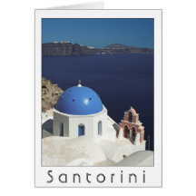 Santoriniのギリシャカード(中ブランク)