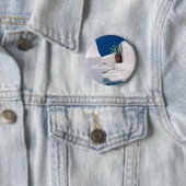 Santoriniのギリシャボタン 缶バッジ (インサイチュ)