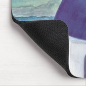 santoriniのドームのmousepad マウスパッド (コーナー)