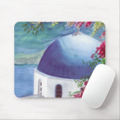 santoriniのドームのmousepad マウスパッド (マウス)