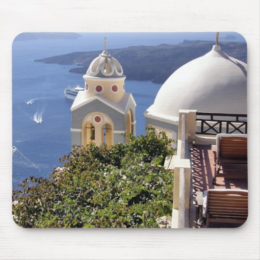Santoriniの島 マウスパッド (正面)