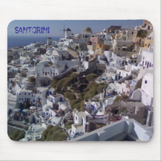 SANTORINIの眺めのマウスパッド マウスパッド