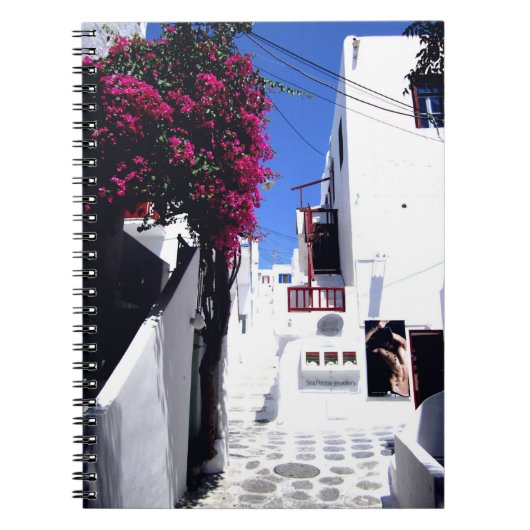 Santoriniの通り ノートブック (正面)