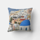 SantoriniのOiaの写真の枕 クッション (裏面)