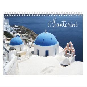 Santoriniギリシャのカレンダー カレンダー