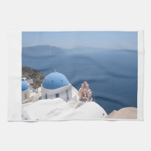 Santoriniギリシャ キッチンタオル