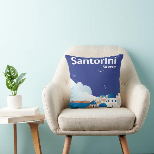 Santoriniギリシャ クッション (椅子)