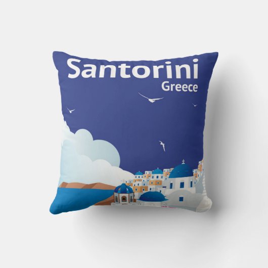 Santoriniギリシャ クッション (裏面)