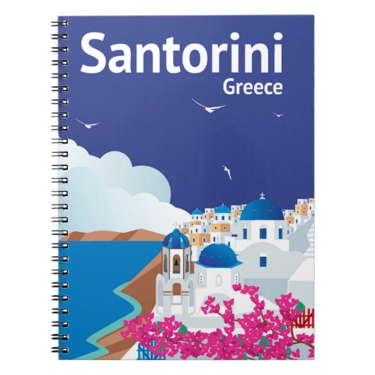 Santoriniギリシャ ノートブック (正面)