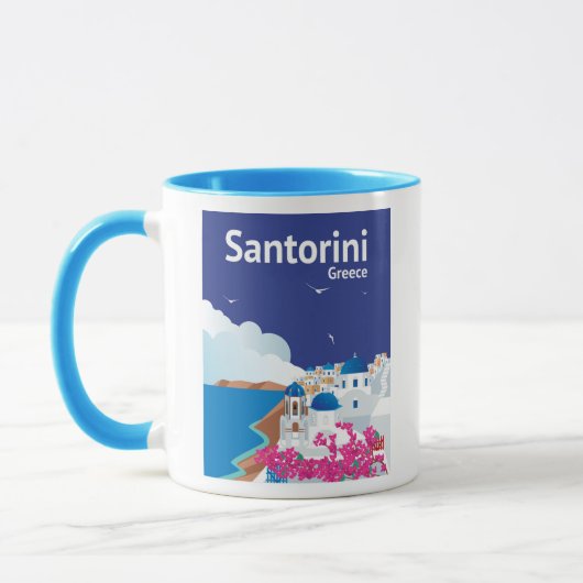 Santoriniギリシャ マグカップ (左)
