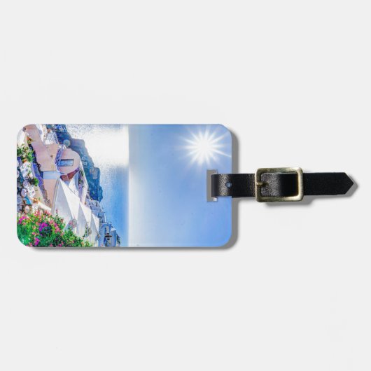 Santoriniギリシャ ラゲッジタグ (正面横)