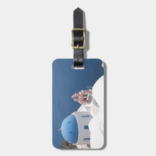 Santoriniギリシャ ラゲッジタグ (正面縦)