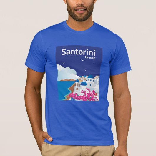 Santoriniギリシャ Tシャツ (正面)