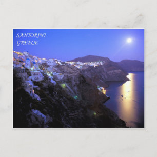 SANTORINI夜 ポストカード