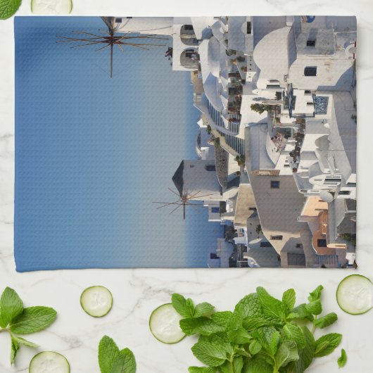 Santorini キッチンタオル (折り畳み)