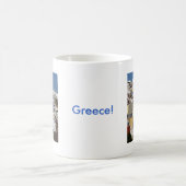 Santorini、ギリシャ コーヒーマグカップ (中央)