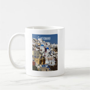 Santorini、ギリシャ コーヒーマグカップ