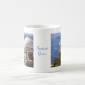 Santorini、ギリシャ コーヒーマグカップ (中央)