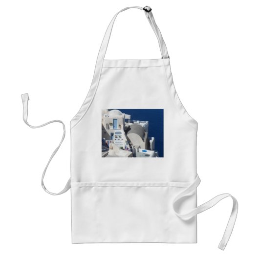 Santorini、ギリシャ スタンダードエプロン (正面)