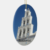 Santorini、ギリシャ セラミックオーナメント (右)