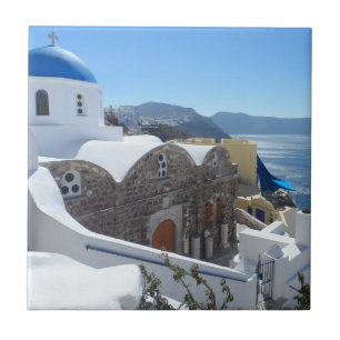 Santorini、ギリシャ タイル