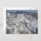 Santorini、ギリシャ ポストカード (正面/裏面)