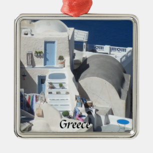 Santorini、ギリシャ メタルオーナメント