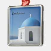 Santorini、ギリシャ メタルオーナメント (左)