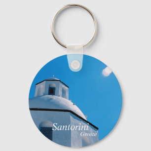 Santorini、ギリシャKeychain キーホルダー