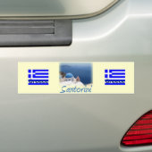 Santorini バンパーステッカー (車上)