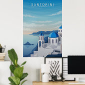 Santorini ポスター (ホームオフィス)
