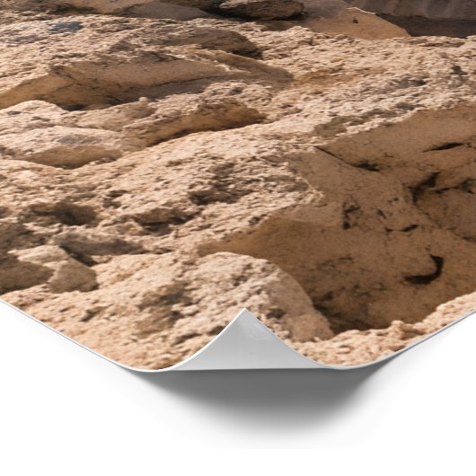 Santorini Blue Horizon Poster ポスター (角)