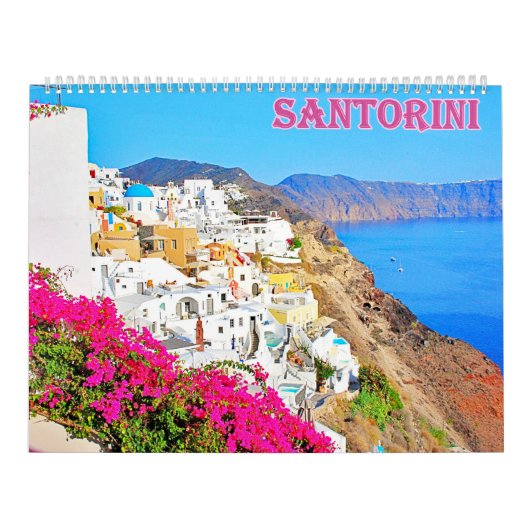 santorini Calendar カレンダー (カバー)