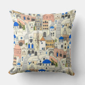 Santorini dreams クッション (正面)