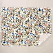 Santorini dreams シェルパブランケット (正面(横))