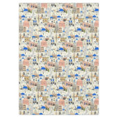 Santorini dreams テーブルクロス (正面)