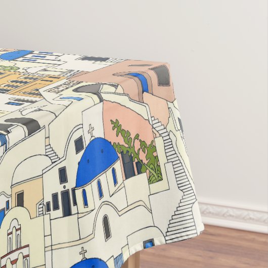 Santorini dreams テーブルクロス (インサイチュ)