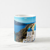 Santorini Greece コーヒーマグカップ (中央)